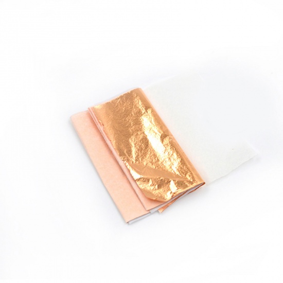 Picture of Tin Foil Resin Jewelry Craft Filling Material Champagne 14cm x 7cm, 1 Set ( 5 PCs/Set)