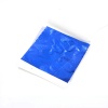 Picture of Tin Foil Resin Jewelry Craft Filling Material Blue 9cm x 9cm, 1 Set ( 5 PCs/Set)