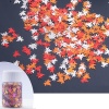 Picture of Resin Resin Jewelry Craft Filling Material Multicolor Maple Leaf Sequins 1 Piece