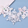 Bild von Silikon Gießform Weihnachten Schneeflocke Weiß 23cm x 8.8cm, 1 Stück