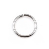 Picture of 1.8mm Stainless Steel Open Jump Rings Findings Round Silver Tone 18mm Dia., 100 PCs
