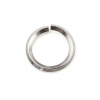 Picture of 2mm Stainless Steel Open Jump Rings Findings Round Silver Tone 14mm Dia., 100 PCs