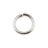 Picture of 2mm Stainless Steel Open Jump Rings Findings Round Silver Tone 16mm Dia., 100 PCs