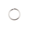 Picture of 1.4mm Stainless Steel Open Jump Rings Findings Round Silver Tone 15mm Dia., 100 PCs