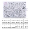 Picture of Acrylic Beads Mixed Color Initial Alphabet/ Capital Letter 4mm Dia., 1 Set ( 1200 PCs/Box)