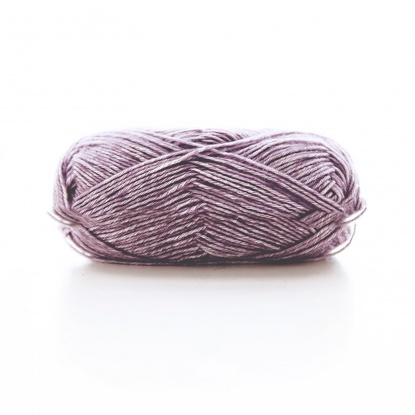 Image de Fil à Tricoter Super Doux en Tissu Mixte Violet 1.5mm, 1 Rouleau （Env. 130 M/Rouleau)
