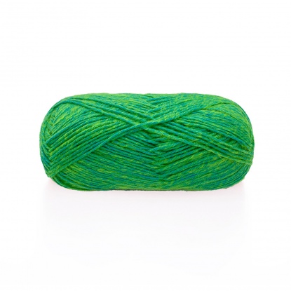 Image de Fil à Tricoter Super Doux en Tissu Mixte Vert Foncé 1.5mm, 1 Rouleau （Env. 130 M/Rouleau)