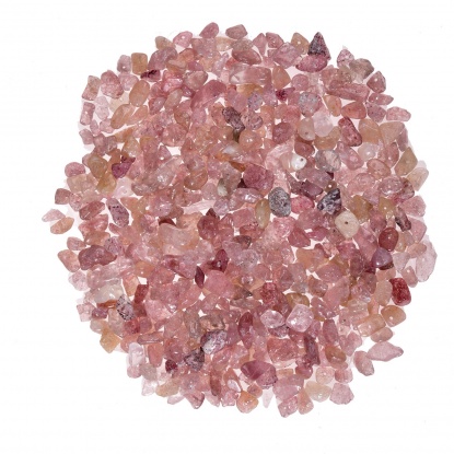 Picture of Strawberry Quartz ( Natural ) Beads Irregular Pink 5mm-8mm, Hole: Approx 1mm, 1 Box (200 Pcs/Box)