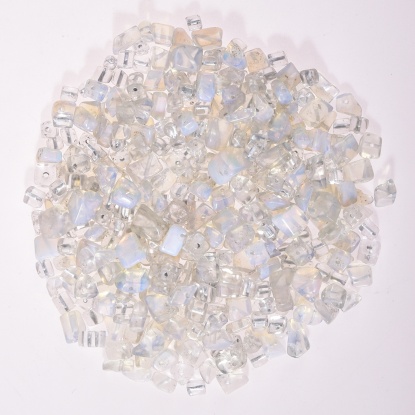 Picture of Opal ( Natural ) Beads Irregular White 5mm-8mm, Hole: Approx 1mm, 1 Box (200 Pcs/Box)