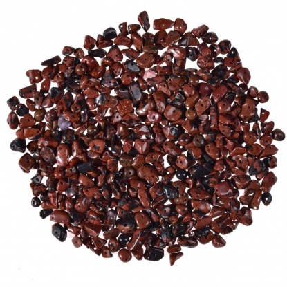 Picture of Stone ( Natural ) Beads Irregular Dark Brown 5mm-8mm, Hole: Approx 1mm, 1 Box (200 Pcs/Box)