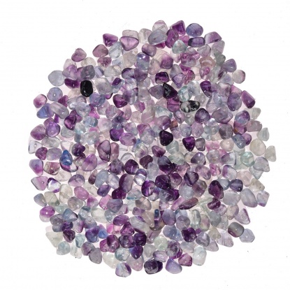 Picture of Crystal ( Natural ) Beads Irregular Purple 5mm-8mm, Hole: Approx 1mm, 1 Box (200 Pcs/Box)