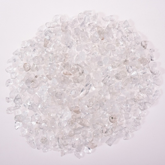 Immagine di Quarzo ( Naturale ) Perline Bianco Irregolare 5mm-8mm, Foro: Circa 1mm, 1 Scatola