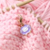 Bild von Zinklegierung Stricken Stitch Markers Vergoldet Bunt Schaf Emaille 27mm x 14mm, 1 Set ( 4 Stücke/Set)