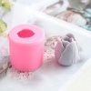 Picture of Silicone Resin Mold For Jewelry Making Handmade soap Tulip Flower Pink 6cm x 5.5cm, 1 Piece