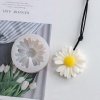 Picture of Silicone Resin Mold For Jewelry Making Handmade soap With Holes Chrysanthemum Flower White 7cm Dia., 1 Piece