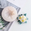 Picture of Silicone Resin Mold For Jewelry Making Handmade soap Sunflower White 7cm Dia., 1 Piece