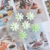 Picture of Silicone Resin Mold For Jewelry Making Handmade soap Flower White 7.5cm Dia., 1 Piece