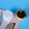 Picture of Silicone Resin Mold For Jewelry Making Flowerpot Shell White 7cm x 7cm, 1 Piece