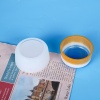 Picture of Silicone Resin Mold For Jewelry Making Flowerpot Round White 7cm Dia., 1 Piece