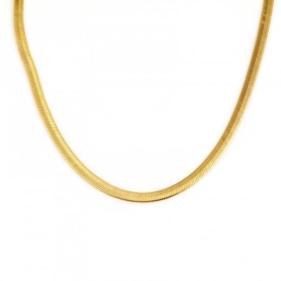 Immagine di Rame Collana Catena 18K Oro riempito 46cm Lunghezza, 1 Pz