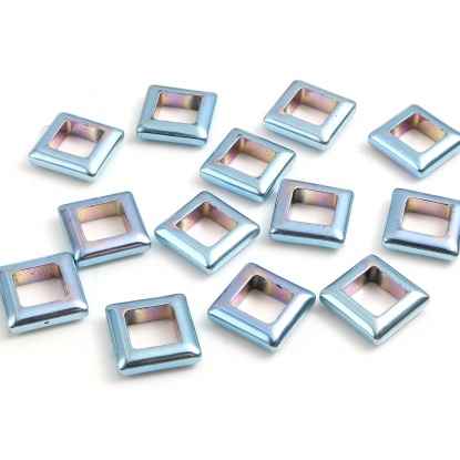 Perles escargot de mer 11mm x 8mm en métal argenté 6 ou 20 pcs 