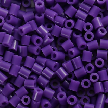 Bild von EVA Bügelperlen midi-Perlen für DIY Kind Joy Kreativ Violett 5mm x 5mm , 1000 Stücke