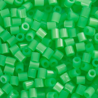 Bild von EVA Bügelperlen midi-Perlen für DIY Kind Joy Kreativ Hellgrün 5mm x 5mm , 1000 Stücke