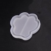 Picture of Silicone Resin Mold For Jewelry Making Pendant Ornaments Bear's Paw White 6.3cm x 6.1cm, 1 Piece