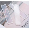 Immagine di Silicone Muffa della Resina per Gioielli Rendendo Segnalibro Bianco 14cm x 2.7cm, 2 Pz