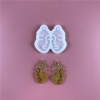 Picture of Silicone Resin Mold For Jewelry Making Earring Pendant Face White 5cm x 4.3cm, 1 Piece