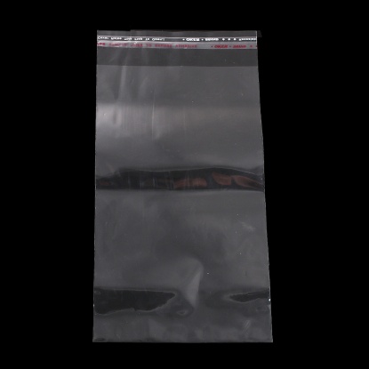 Picture of Plastic Self-Seal Bags Transparent (Usable Space: 18.6cmx11cm) 21.4cm(8 3/8") x 11cm(4 3/8"), 200 PCs