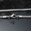 Bild von 304 Edelstahl Halskette Silberfarbe Laterne Kette SchmuckKetten 52.0cm lang, Kettengröße: 2.4mm, 1 Stück