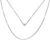 Bild von 304 Edelstahl Halskette Silberfarbe Gliederkette Kette 50cm lang, Kettengröße: 3x2.5mm, 1 Streif