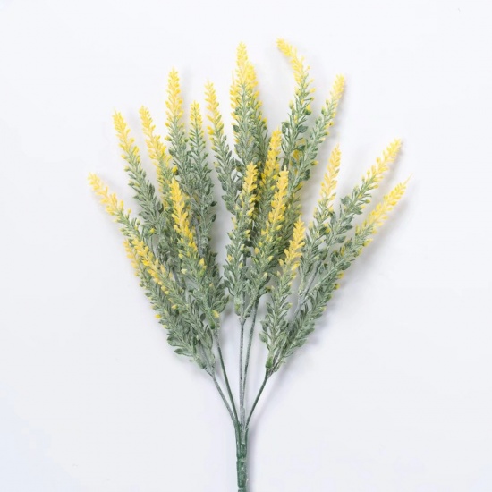 Picture of Yellow - Artificial Lavender Flowers Home Decoration 38cm, 1 Piece