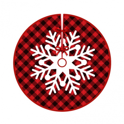 赤-11＃素敵 ベルベット クリスマスツリースカート オーナメント 飾り直径90cm、1着 の画像