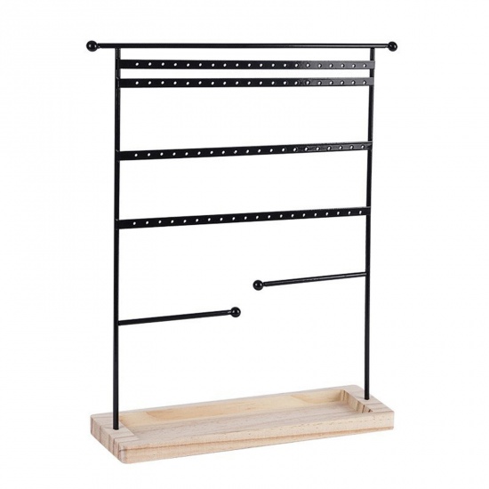 Bild von Holz + Eisen Schmuckdisplay Schwarz 38cm x 27.5cm , 1 Stück