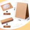 Picture of Paper Jewelry Earrings Display Card Brown 1 Set