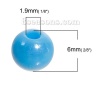 Picture of Acrylic Bubblegum Beads Round At Random Opaque About 6mm Dia, Hole: Approx 1.9mm, 1000 PCs