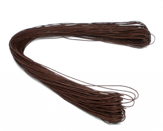 Picture of Cotton 80M Wholesale Brown Waxed Cotton Necklace Cord 1mm