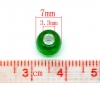 Bild von Acryl Spacer Zwischenperlen Perlen Zylinder zufällig gemischt ca 7mm x 7mm Loch:ca 3.3mm 300 Stück