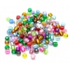 Picture of Acrylic Spacer Beads Cylinder At Random About 7mm x 7mm, Hole: Approx 3.3mm, 300 PCs
