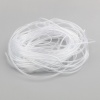 Picture of Rubber Jewelry Hollow Pipe Tube Cord Transparent Clear 2mm, 10 M
