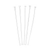 Picture of Alloy Head Pins Silver Plated 5cm(2") long, 0.7mm (21 gauge), 100 PCs