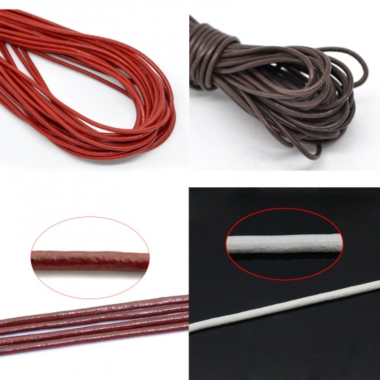 Picture of Round Real Leather Jewelry Cord