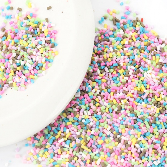 Picture of ( 25g ) Polymer Clay Resin Jewelry Craft Filling Material At Random Color Cylinder