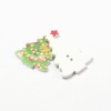 Picture of Wood Sewing Buttons Scrapbooking Holes Fairy At Random 