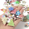 Picture of Wood Sewing Buttons Scrapbooking 2 Holes Fairy At Random 32mm(1 2/8") x 20mm( 6/8"), 50 PCs