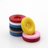 Picture of Resin Sewing Buttons Scrapbooking 4 Holes 50 PCs