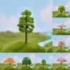 Bild von Weiß - Weihnachtsbaum Kunststoff Micro Landscape Miniatur Dekoration 12,4 cm lang, 1 Stück