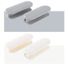 Imagen de Gray - Plastic Self-adhesive Handles Pulls Knobs For Drawer Cabinet Furniture Hardware 4x9cm, 1 Set（2 PCs/Set）
